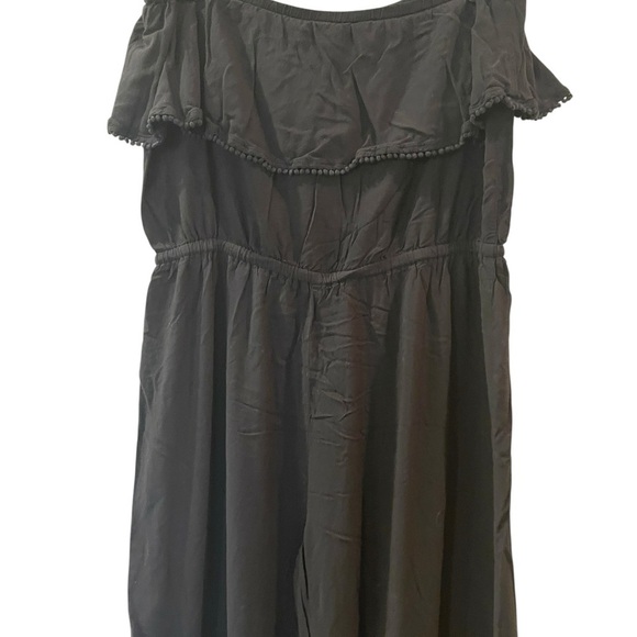 Victoria Secret Jumpsuit One Piece Pantsuit Romper Black Sleeveless Size: Medium - Picture 6 of 8